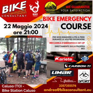 Meccanica d'Emergenza - 22 Maggio 2024 - Bike Station Caluso (TO)